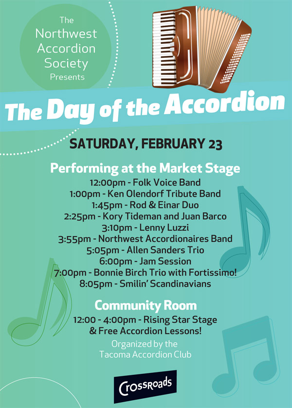 Day of the Accordion Bellevue Events, Happenings, Attractions