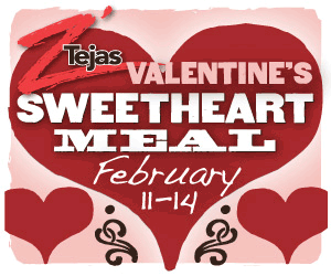 Sweetheart Meals at Z'Tejas Southwestern Grill | Bellevue.com